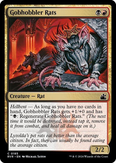 Gobhobbler Rats (Ravnica Remastered) Near Mint - Nick Nack's Full Frontal Attack
