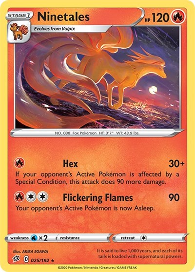 Ninetales (SWSH02: Rebel Clash) Near Mint