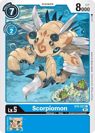 Scorpiomon (New Awakening) Near Mint - Nick Nack's Full Frontal Attack