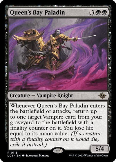 Queen's Bay Paladin (The Lost Caverns of Ixalan) Near Mint - Nick Nack's Full Frontal Attack