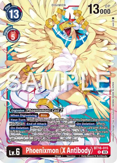 Phoenixmon (X Antibody) (Beginning Observer) Near Mint - Nick Nack's Full Frontal Attack