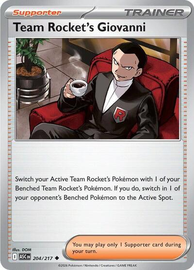Team Rocket's Giovanni (ME: Ascended Heroes) Near Mint