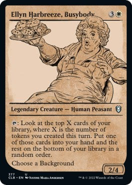 Ellyn Harbreeze, Busybody (Showcase) (Commander Legends: Battle for Baldur's Gate) Near Mint