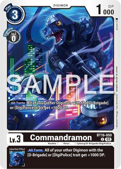 Commandramon (Beginning Observer) Near Mint