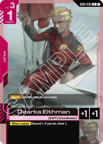 Dearka Elthman (Newtype Rising) Near Mint