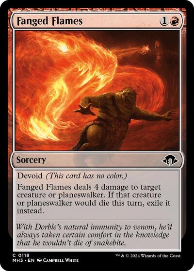 Fanged Flames (Modern Horizons 3) Near Mint - Nick Nack's Full Frontal Attack