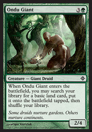 Ondu Giant (Rise of the Eldrazi) Light Play