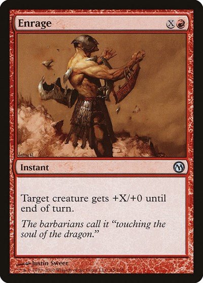 Enrage (Duels of the Planeswalkers) Near Mint - Nick Nack's Full Frontal Attack