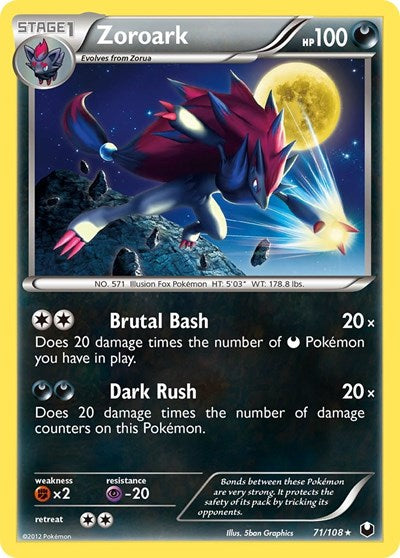 Zoroark (Dark Explorers) Light Play