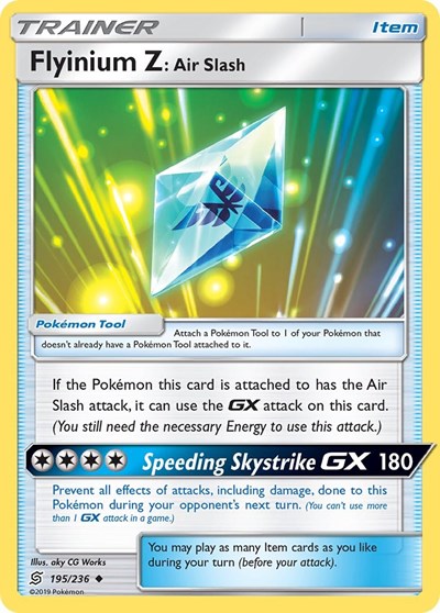 Flyinium Z: Air Slash (SM - Unified Minds) Near Mint