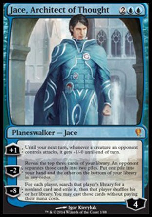 Jace, Architect of Thought (Duel Decks: Jace vs Vraska) Near Mint Foil - Nick Nack's Full Frontal Attack
