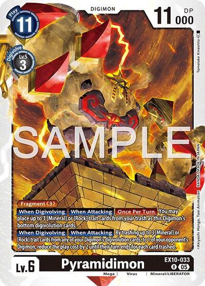 Pyramidimon (Sinister Order) Near Mint Foil - Nick Nack's Full Frontal Attack