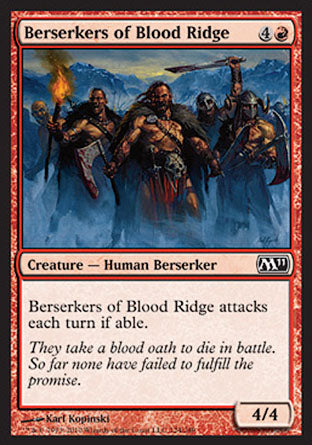 Berserkers of Blood Ridge (Magic 2011 Core Set) Near Mint - Nick Nack's Full Frontal Attack