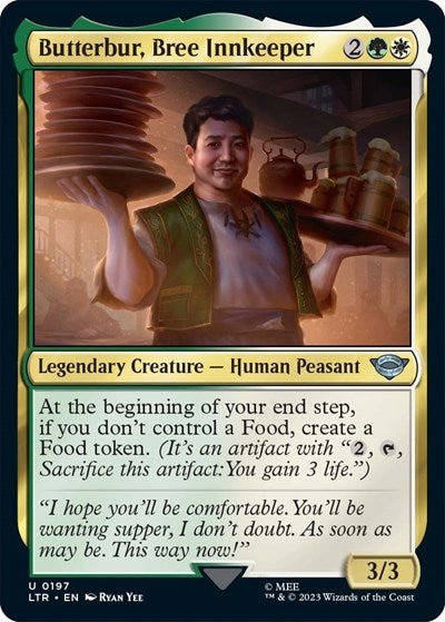 Butterbur, Bree Innkeeper (Universes Beyond: The Lord of the Rings: Tales of Middle-earth) Near Mint - Nick Nack's Full Frontal Attack