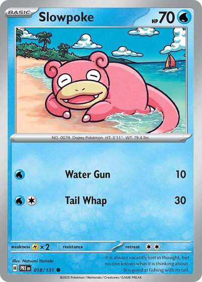 Slowpoke (SV: Prismatic Evolutions) Near Mint - Nick Nack's Full Frontal Attack