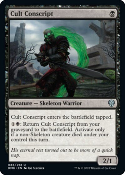Cult Conscript (Dominaria United) Near Mint - Nick Nack's Full Frontal Attack