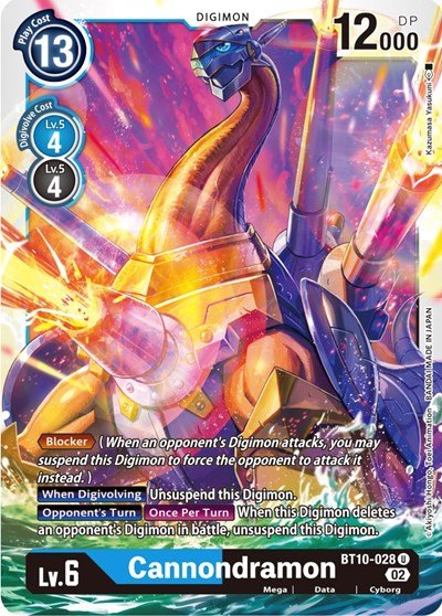 Cannondramon (Xros Encounter) Near Mint - Nick Nack's Full Frontal Attack