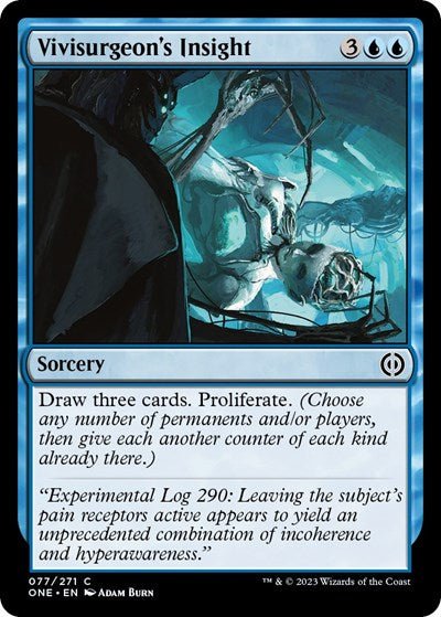Vivisurgeon's Insight (Phyrexia: All Will Be One) Near Mint - Nick Nack's Full Frontal Attack