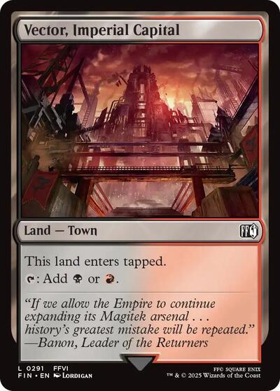 Vector, Imperial Capital (Universes Beyond: FINAL FANTASY) Near Mint - Nick Nack's Full Frontal Attack