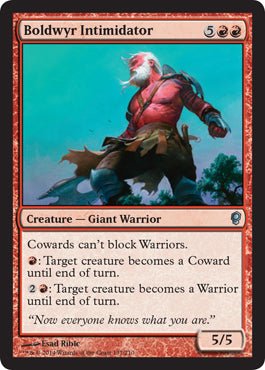 Boldwyr Intimidator (Conspiracy) Near Mint - Nick Nack's Full Frontal Attack