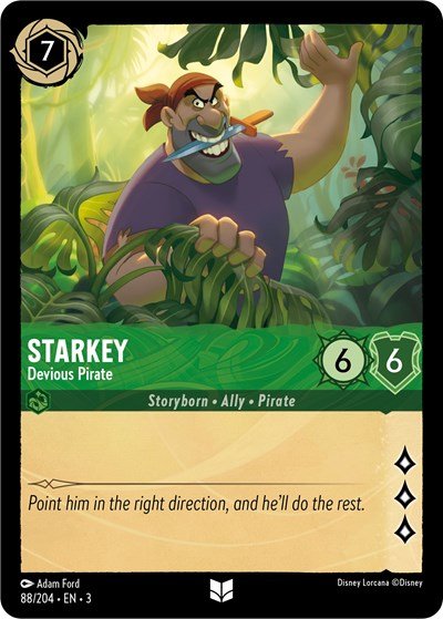 Starkey - Devious Pirate (Into the Inklands) Near Mint - Nick Nack's Full Frontal Attack