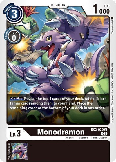 Monodramon (Digital Hazard) Near Mint - Nick Nack's Full Frontal Attack
