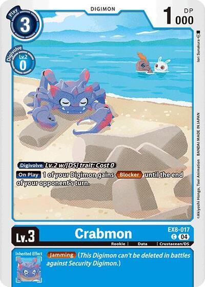 Crabmon (Chain of Liberation) Near Mint - Nick Nack's Full Frontal Attack
