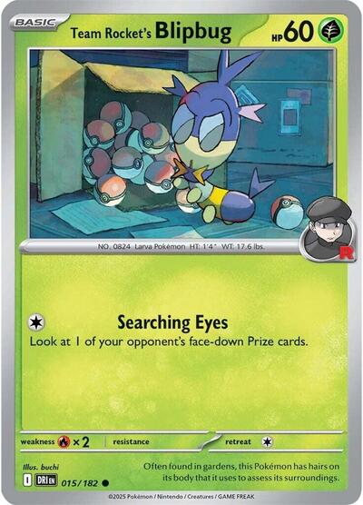 Team Rocket's Blipbug (SV10: Destined Rivals) Near Mint - Nick Nack's Full Frontal Attack
