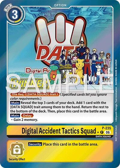 Digital Accident Tactics Squad (Store Tournament 2026 Vol. 2 Winner Pack) (Digimon Promotion Cards) Near Mint Foil - Nick Nack's Full Frontal Attack