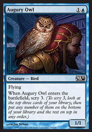 Augury Owl (Magic 2011 Core Set) Near Mint - Nick Nack's Full Frontal Attack