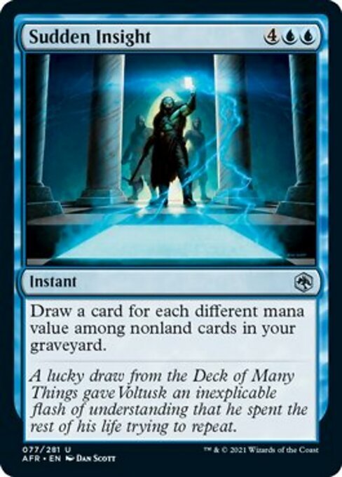 Sudden Insight (Adventures in the Forgotten Realms) Near Mint - Nick Nack's Full Frontal Attack