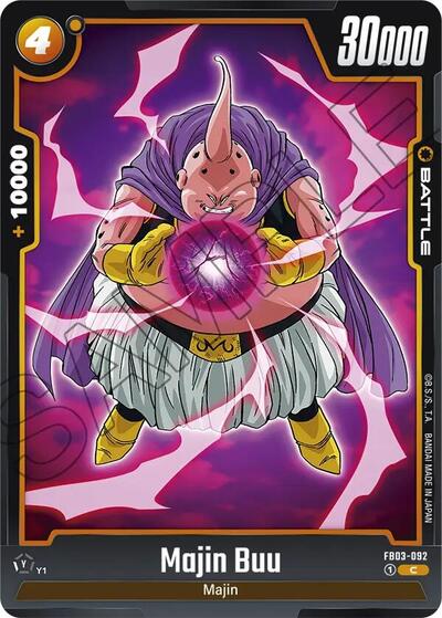Majin Buu FB03-092 (Raging Roar) Near Mint