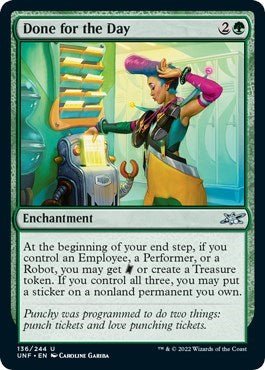 Done for the Day (Unfinity) Near Mint - Nick Nack's Full Frontal Attack