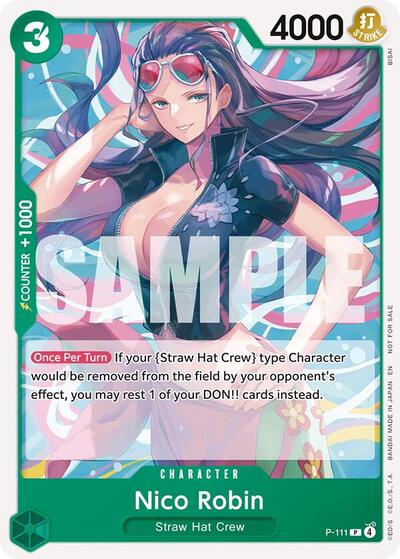 Nico Robin (Heroines Battle Pack) (One Piece Promotion Cards) Near Mint - Nick Nack's Full Frontal Attack