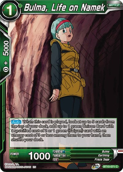 Bulma, Life on Namek (Rise of the Unison Warrior) Near Mint