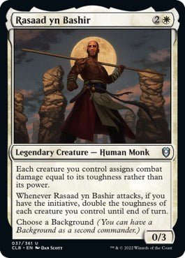 Rasaad yn Bashir (Commander Legends: Battle for Baldur's Gate) Near Mint - Nick Nack's Full Frontal Attack