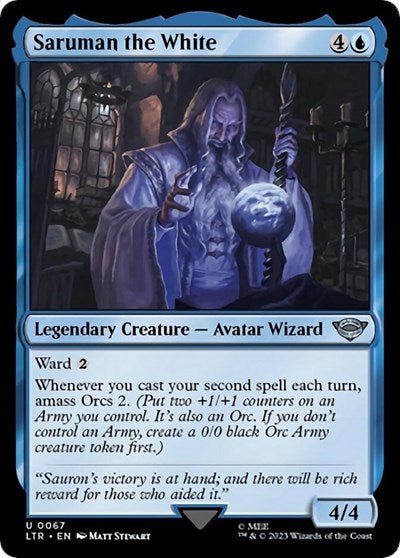 Saruman the White (Universes Beyond: The Lord of the Rings: Tales of Middle-earth) Near Mint - Nick Nack's Full Frontal Attack