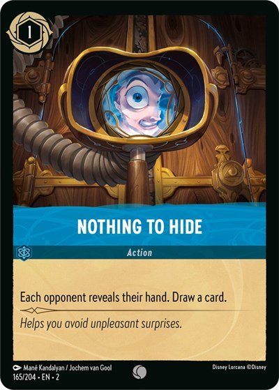 Nothing to Hide (Rise of the Floodborn) Near Mint - Nick Nack's Full Frontal Attack