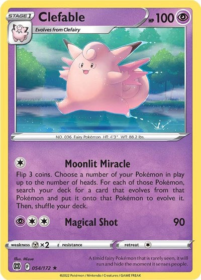 Clefable (SWSH09: Brilliant Stars) Near Mint