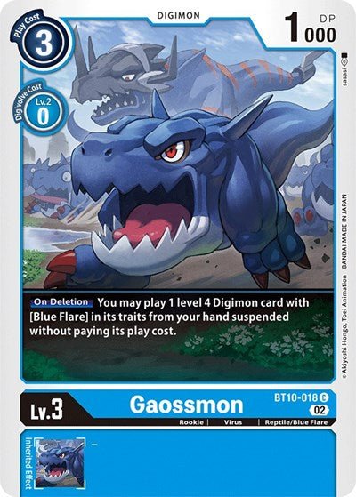 Gaossmon (Xros Encounter) Near Mint - Nick Nack's Full Frontal Attack