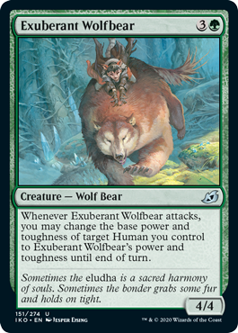 Exuberant Wolfbear (Ikoria: Lair of Behemoths) Near Mint