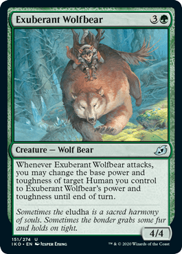 Exuberant Wolfbear (Ikoria: Lair of Behemoths) Near Mint - Nick Nack's Full Frontal Attack