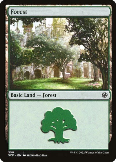 Forest (350) (Commander 2022 Starter Decks) Near Mint - Nick Nack's Full Frontal Attack