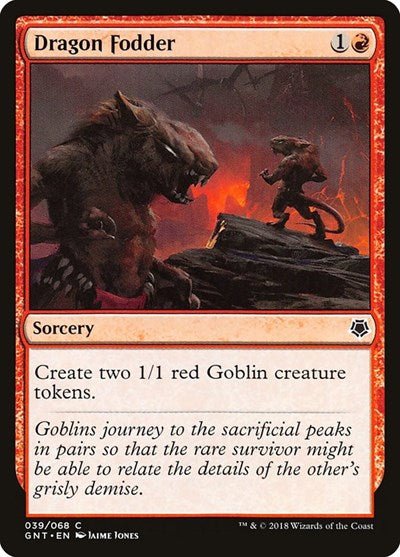 Dragon Fodder (Magic Game Night) Near Mint - Nick Nack's Full Frontal Attack