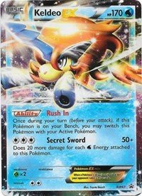Keldeo EX - BW61 (Black and White Promos) Damaged / Poor Holofoil - Nick Nack's Full Frontal Attack