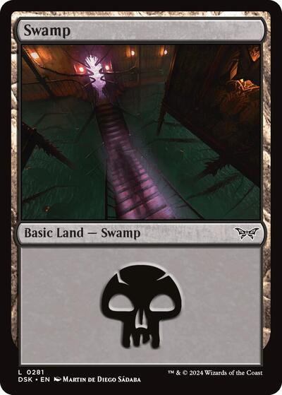 Swamp (0281) (Duskmourn: House of Horror) Near Mint Foil