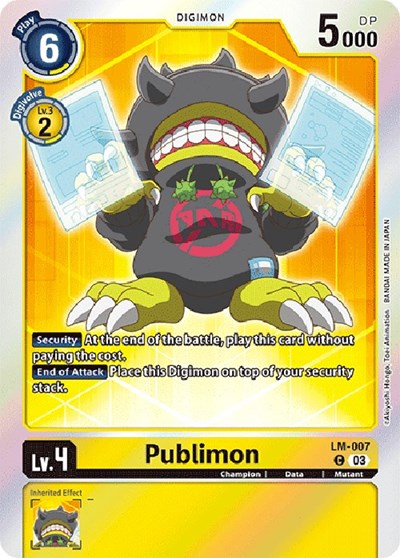 Publimon (English Exclusive) (Exceed Apocalypse) Near Mint Foil