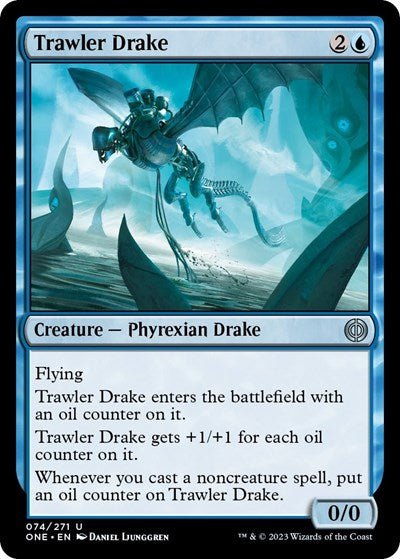 Trawler Drake (Phyrexia: All Will Be One) Near Mint - Nick Nack's Full Frontal Attack