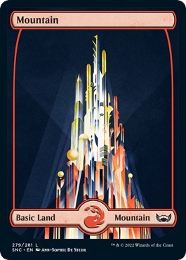 Mountain (279) (Streets of New Capenna) Near Mint