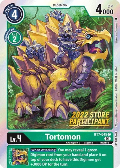 Tortomon (2022 Store Participant) (The Next Adventure) Near Mint Foil - Nick Nack's Full Frontal Attack